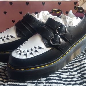 DR. MARTENS x LAZY OAF CREEPERS HEART BUCKLES